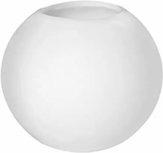 Novaker Διακοσμητικό Κερί Μπάλα 32cm Λευκό 