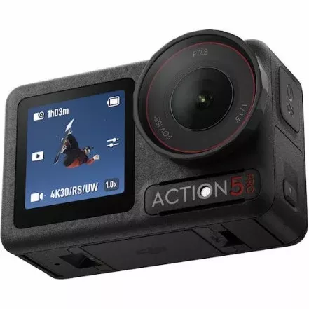 DJI Osmo Action 5 Pro Action Camera 8K Υποβρύχια Standard Combo με Οθόνη Αφής 2.5" & Wi-Fi Μαύρο