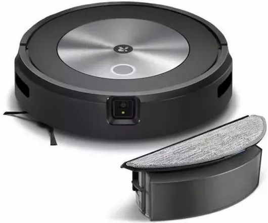 iRobot Roomba Combo j5 Σκούπα Ρομπότ για Σκούπισμα & Σφουγγάρισμα με Χαρτογράφηση & Wi-Fi Μαύρο
