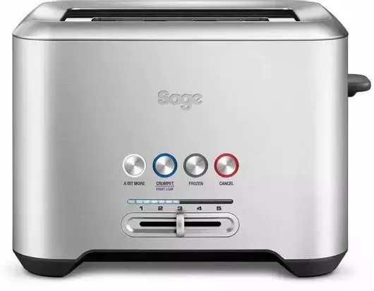 Sage Φρυγανιέρα 2 Θέσεων 1000W Inox