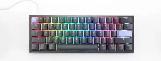 Ducky One 2 Pro Mini Gaming Μηχανικό Πληκτρολόγιο 60% με Gateron Brown Switches & RGB International English