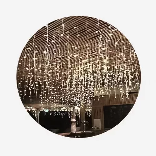 Χριστουγεννιάτικα Λαμπάκια Κουρτίνα Αδιάβροχα με Κίνηση Flash 200LED 2.9m Ψυχρό Λευκό