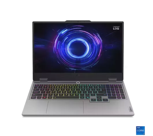 Lenovo LOQ 15IRX10 Laptop 15.6" IPS FHD 144Hz i7-14700HX/32GB/1TB SSD/GeForce RTX 5060/No OS GR Keyboard Luna Grey