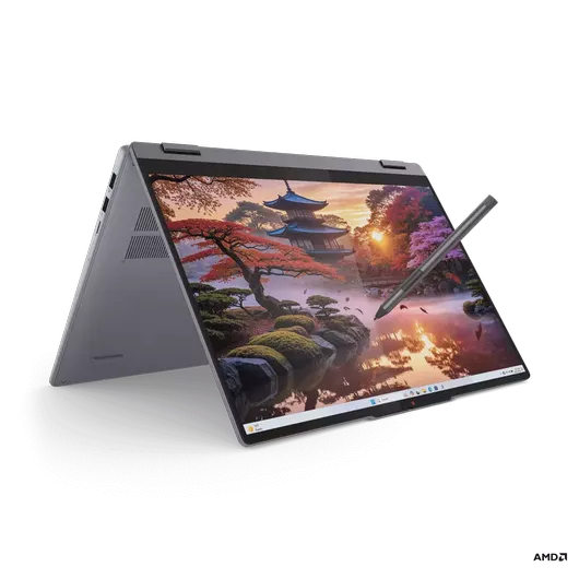 Lenovo IdeaPad 5 16AKP10 Laptop 2in1 16" IPS Touchscreen FHD+ Ryzen AI 300 Series-7 350/16GB/1TB SSD/W11 Home GR Keyboard Luna Grey 