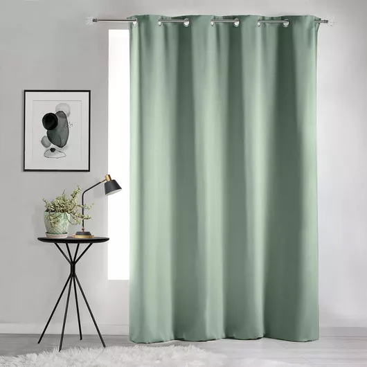 Κουρτίνα Συσκότισης με Τρουκς L-c Occult Πράσινο 135x280cm