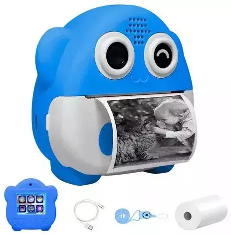 DS13811 Παιδική Φωτογραφική Μηχανή 12MP με Θερμική Εκτύπωση Μπλε