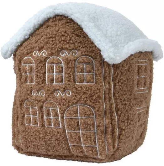 Στοπ Πορτας Δαπεδου Υφασματινο Gingerbread House 19.5x18.2x24cm Μπεζ Kaeming