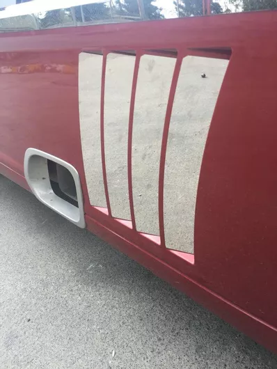 Σετ Πλαϊνά Διακοσμητικά INOX Σπόιλερ για MERCEDES ACTROS MP4 - 4τμχ