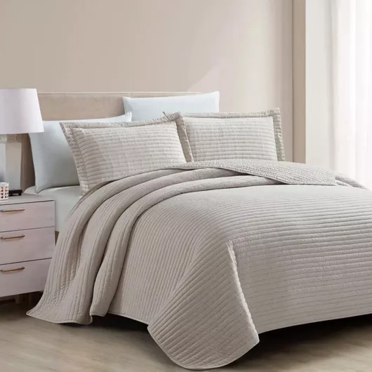 Liolios Home Σετ Μαξιλαροθήκες Light Μπεζ 50x70cm