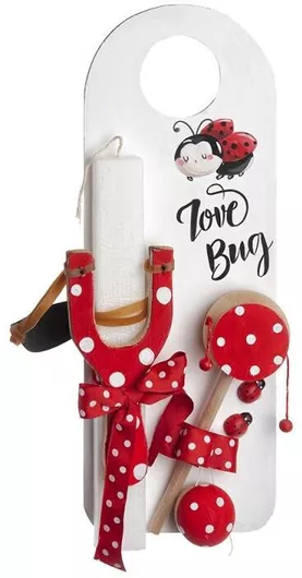 Πασχαλινή Λαμπάδα Στρογγυλή Πασχαλίτσα Τυμπανάκι Γιο-γιο