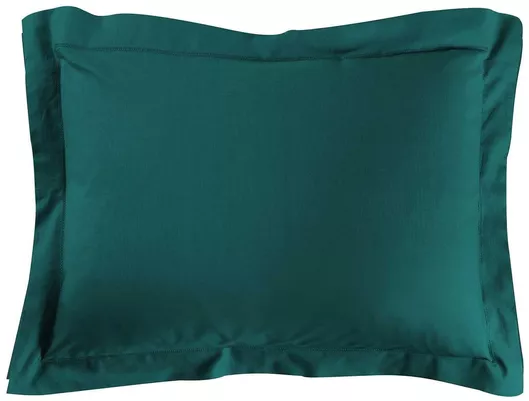 Μαξιλαροθήκη Lina Douceur D'intérieur Βαμβάκι 57tc Ραφή Oxford Διαστάσεις 50x70cm Emerald Πράσινο 1644523
