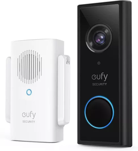Eufy T8212311 Security Video Doorbell 2k Hd Ασύρματη Κάμερα Ασφαλείας Κουδούνι 0040836 0040836