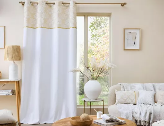 Douceur d'Intérieur Κουρτίνα με Τρουκς Λευκό 140x240cm - aec1920d