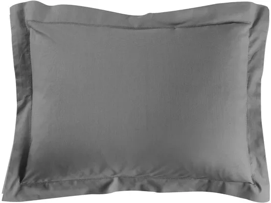 Douceur d'Intérieur Lina Μαξιλαροθήκη Oxford Ανθρακί 50x70cm