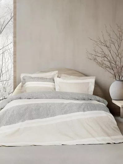 Nima Μαξιλαροθήκη Oxford Γκρι 52x72cm