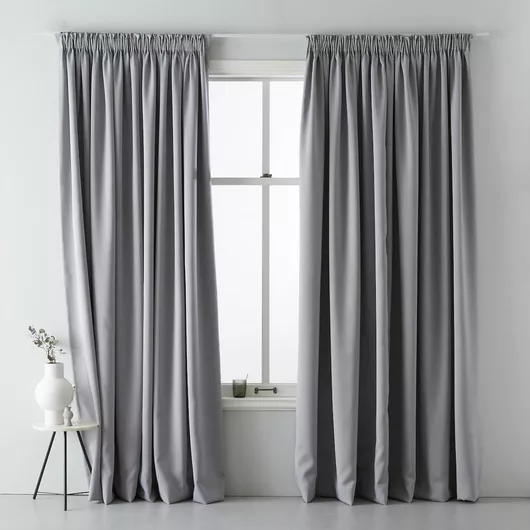 Saray Home Κουρτίνα με Τρέσα Γκρι 220x280cm