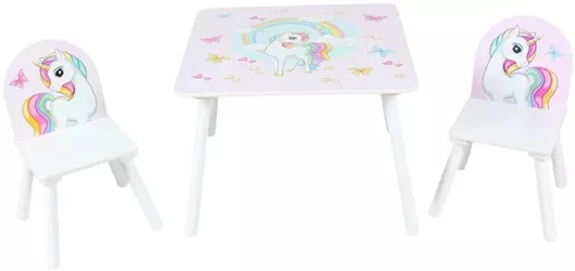 Σετ Παιδικό Τραπέζι με Καρέκλες για Ζωγραφική U-Grow