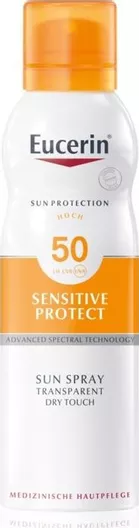 Eucerin Sensitive Protect Transparent & Dry Touch Spray SPF50 200ml