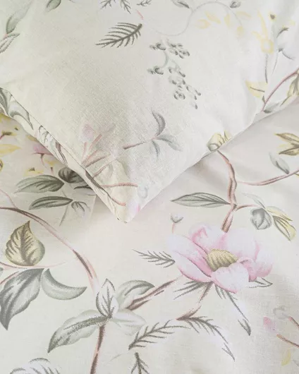 Rythmos Benetita Σετ Μαξιλαροθήκες με Φάσα Εκρου 50x70cm