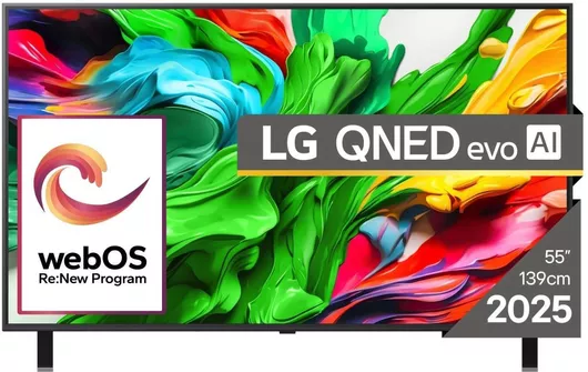 LG Smart Τηλεόραση 55" 4K UHD QNED 55QNED85A3C HDR 2025