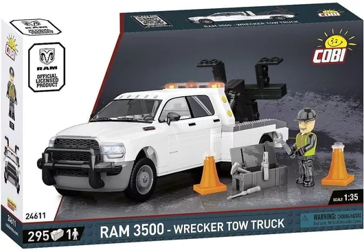 Cobi Ram 3500 Wrecker Tow Truck Plastic Blocks Cobi-24611