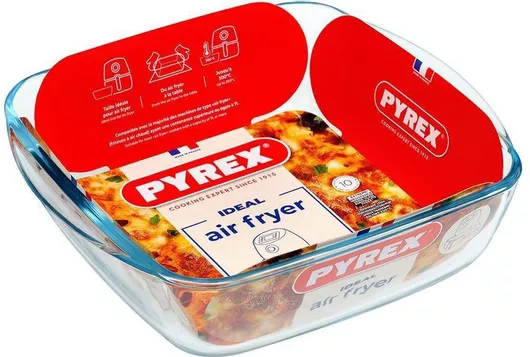 Γυάλινο Ταψί Air Fryer Pyrex 25x22εκ