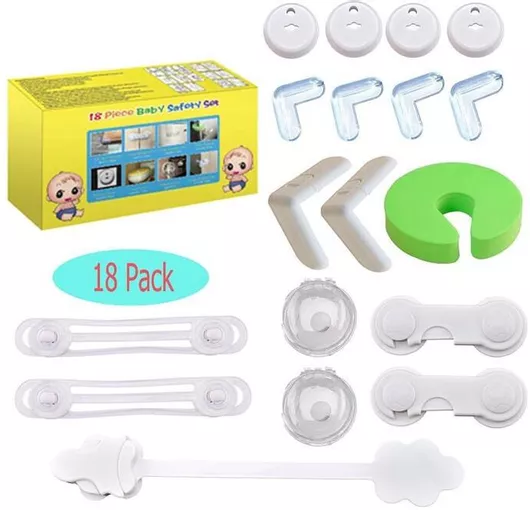 Σετ Διαφορετικών Προστατευτικών Λευκό 18τμχ