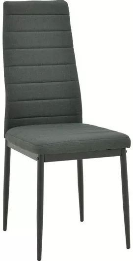 Parker Καρέκλες Τραπεζαρίας με Υφασμάτινη Επένδυση Ανθρακί 4τμχ 39.5x48x95cm