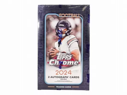 Topps 2024 Chrome Football Hobby Box 96 Κάρτες