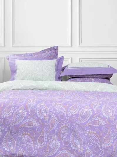 Nima Flow Σετ Μαξιλαροθήκες Oxford Λιλά, Πράσινο 52x72cm