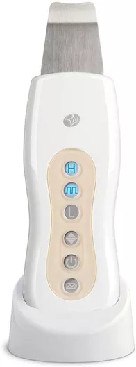 Ultrasonic Facial Cleanser Rio Fass3 25000 Hz Skin Cleansing Moisturizing Peeling Sonophoresis Adjustable Intensity Usb White Cream