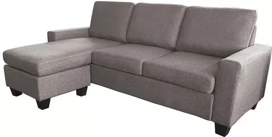 Portland-w Γωνιακός Καναπές με Αναστρέψιμη Γωνία Cappuccino 203x140x85cm