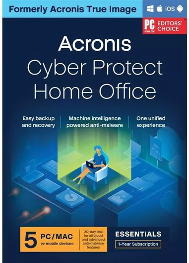 Acronis Office Home Αγγλικά συμβατό με Mac/Windows σε Ηλεκτρονική άδεια για 5 Χρήστες & 1 Έτος χρήσης