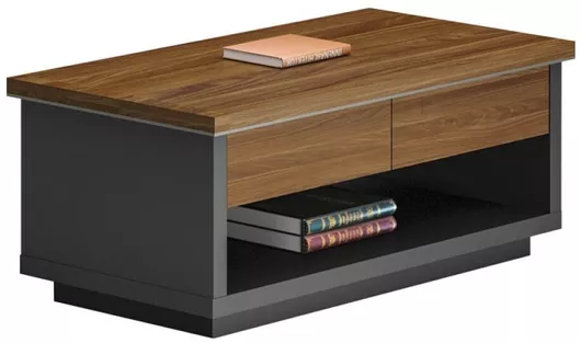 Ορθογώνιο Τραπεζάκι Σαλονιού Oscar Ξύλινο Καφέ Μ120xΠ60xΥ42cm