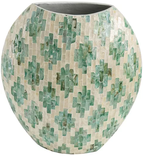 Artekko Διακοσμητικό Βάζο Proitsac Πράσινο 32x15x35cm