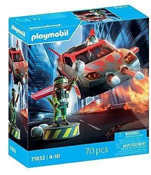 Playmobil Hero με Όχημα για 4-10 Ετών #71832
