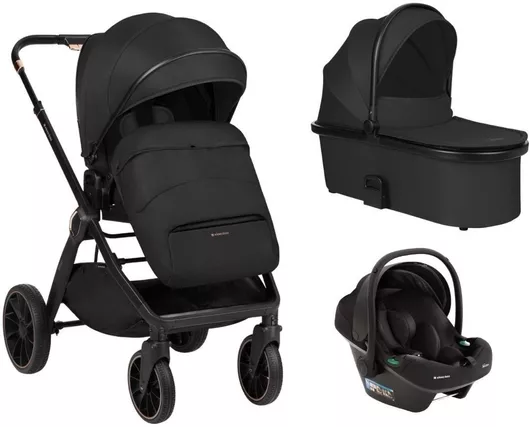 Kikka Boo Tiffany Ρυθμιζόμενο Καρότσι Μωρού 3 σε 1 Kατάλληλο για Nεογέννητο Black 12.5kg