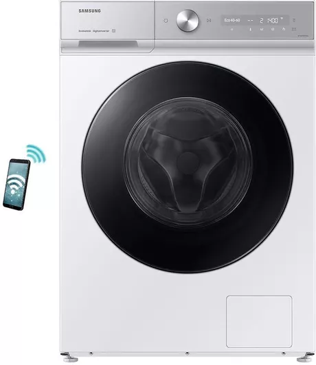 Samsung Πλυντήριο Ρούχων 9kg με Τεχνολογία Ατμού 1400 Στροφών WW90DB8U95GHU4