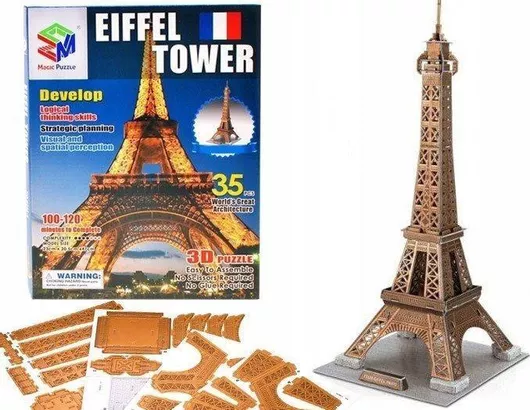 Puzzle 3D ZA1577 Πύργος του Άιφελ