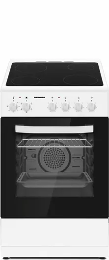 Heinner Κουζίνα 43lt με Κεραμικές Εστίες Π49.5cm Λευκό