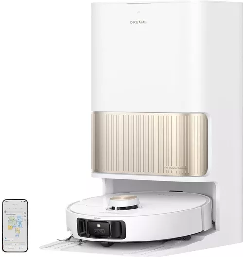 Dreame L40s Pro Ultra Σκούπα Ρομπότ για Σκούπισμα & Σφουγγάρισμα με Χαρτογράφηση & Wi-Fi Λευκό