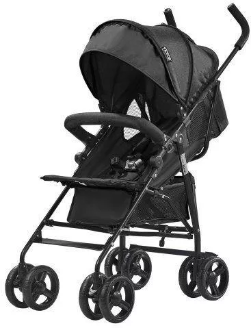 Vevor Καρότσι Μωρού Μπαστούνι Μαύρο