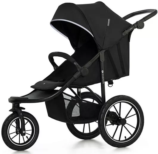 Kinderkraft Helsi 2 Καρότσι Μωρού Μωρού Kατάλληλο για Nεογέννητο Black 10.8kg