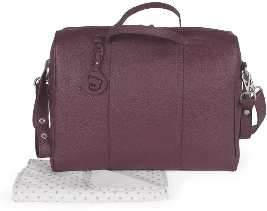 Pasito a Pasito Τσάντα-Αλλαξιέρα Ώμου/Χειρός London Μπορντό 38x28x16cm