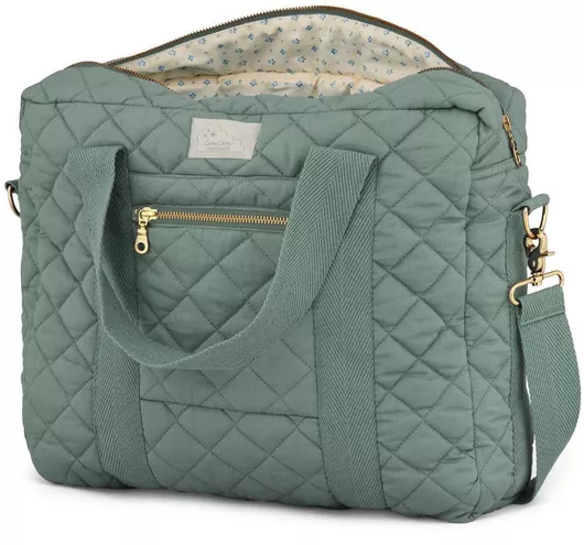 Cam Cam Copenhagen Τσάντα-Αλλαξιέρα Ώμου/Χειρός Πράσινο 39x31x13cm