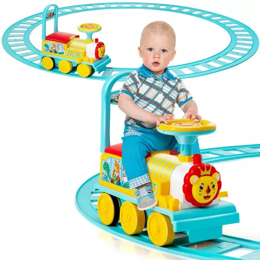 Costway Ride On TQ10089DE-BL Περπατούρα Πολύχρωμη