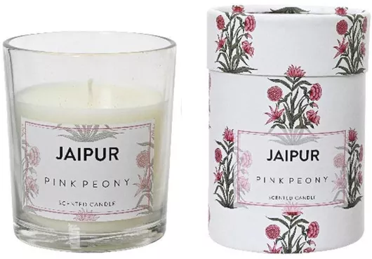 Kaemingk Αρωματικό Κερί σε Βάζο 170gr 9x9x11.5cm Ροζ