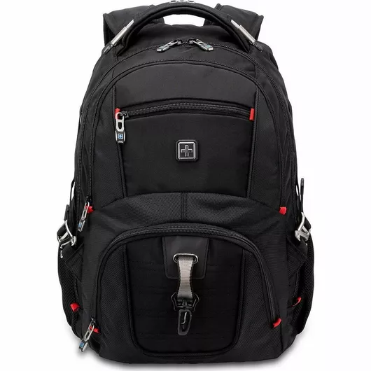 Τσάντα Laptop Suissewin 9932 Πλάτης 45L Μαύρο