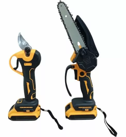  Kraftworld Σετ Αλυσοπρίονο & Ψαλίδι Κλαδέματος 36V με 2 Μπαταρίες 5Ah & Θήκη