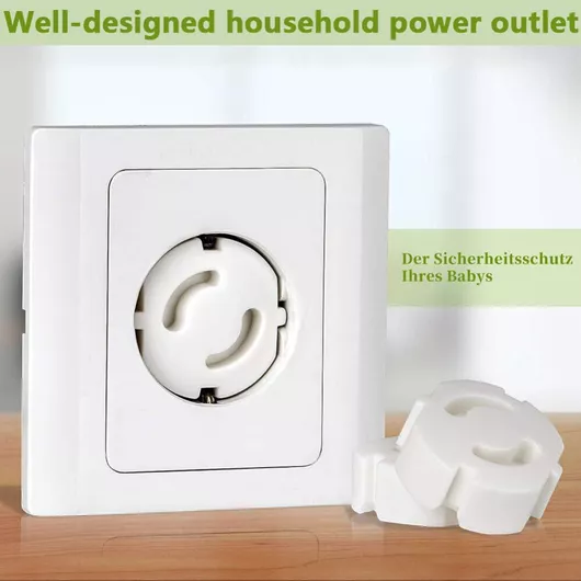 Προστατευτικά Καλύμματα για Πρίζες Πλαστικό Λευκό 4τμχ